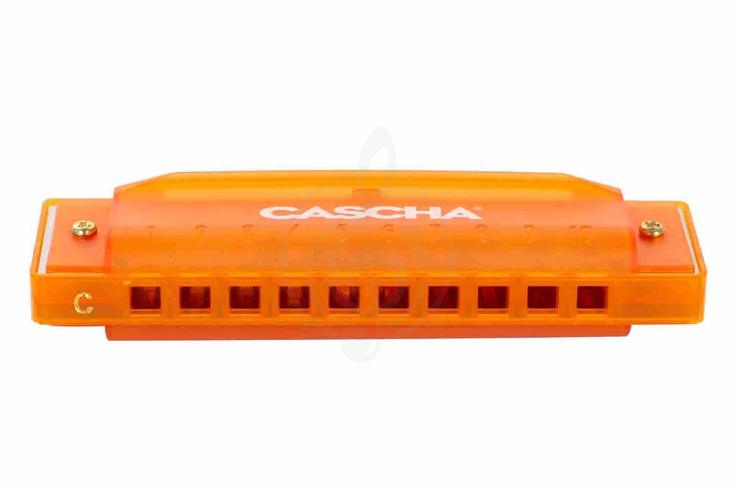 Диатоническая губная гармошка Cascha HH-2276 Fun Blues - Губная гармошка, оранжевая - фото 3