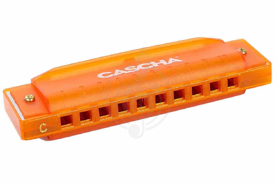 Диатоническая губная гармошка Cascha HH-2276 Fun Blues - Губная гармошка, оранжевая - фото 1