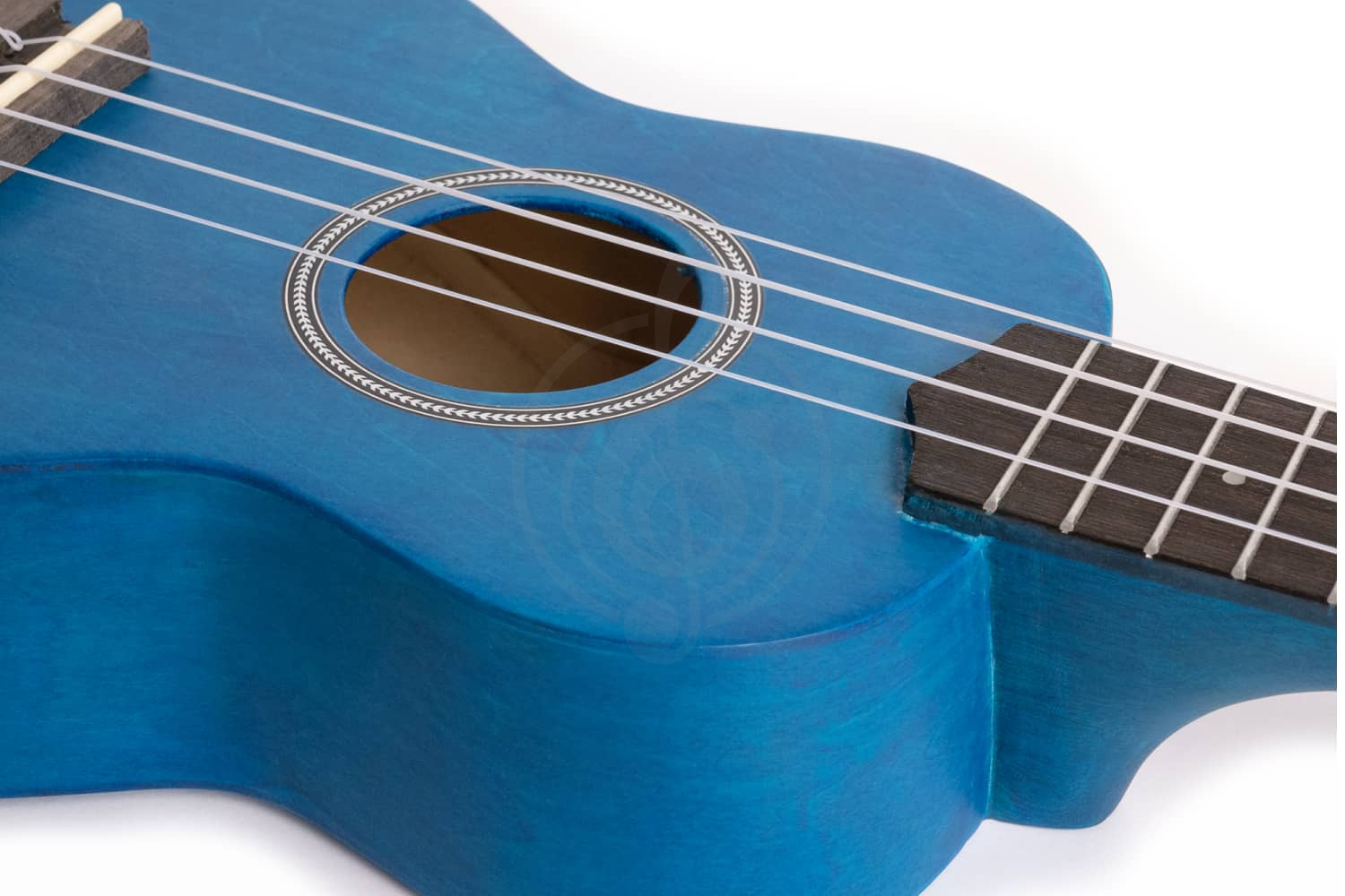 Укулеле сопрано Cascha HH-3962 Linden Series - Укулеле сопрано, с чехлом, синий - фото 3