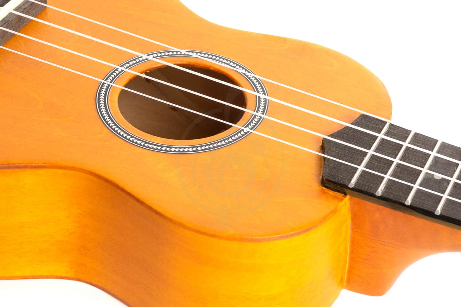 Укулеле сопрано Cascha HH-3964 Linden Series - Укулеле сопрано, с чехлом, желтый - фото 3