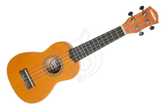 Укулеле сопрано Cascha HH-3964 Linden Series - Укулеле сопрано, с чехлом, желтый - фото 1