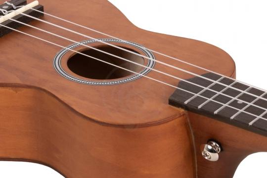 Укулеле сопрано Cascha HH-3966 Linden Series - Укулеле сопрано, с чехлом, капучино - фото 5