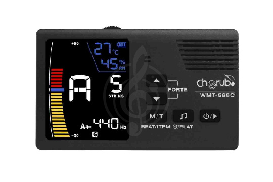  Cherub WMT-565C - Метроном с термометром и гигрометром - фото 1