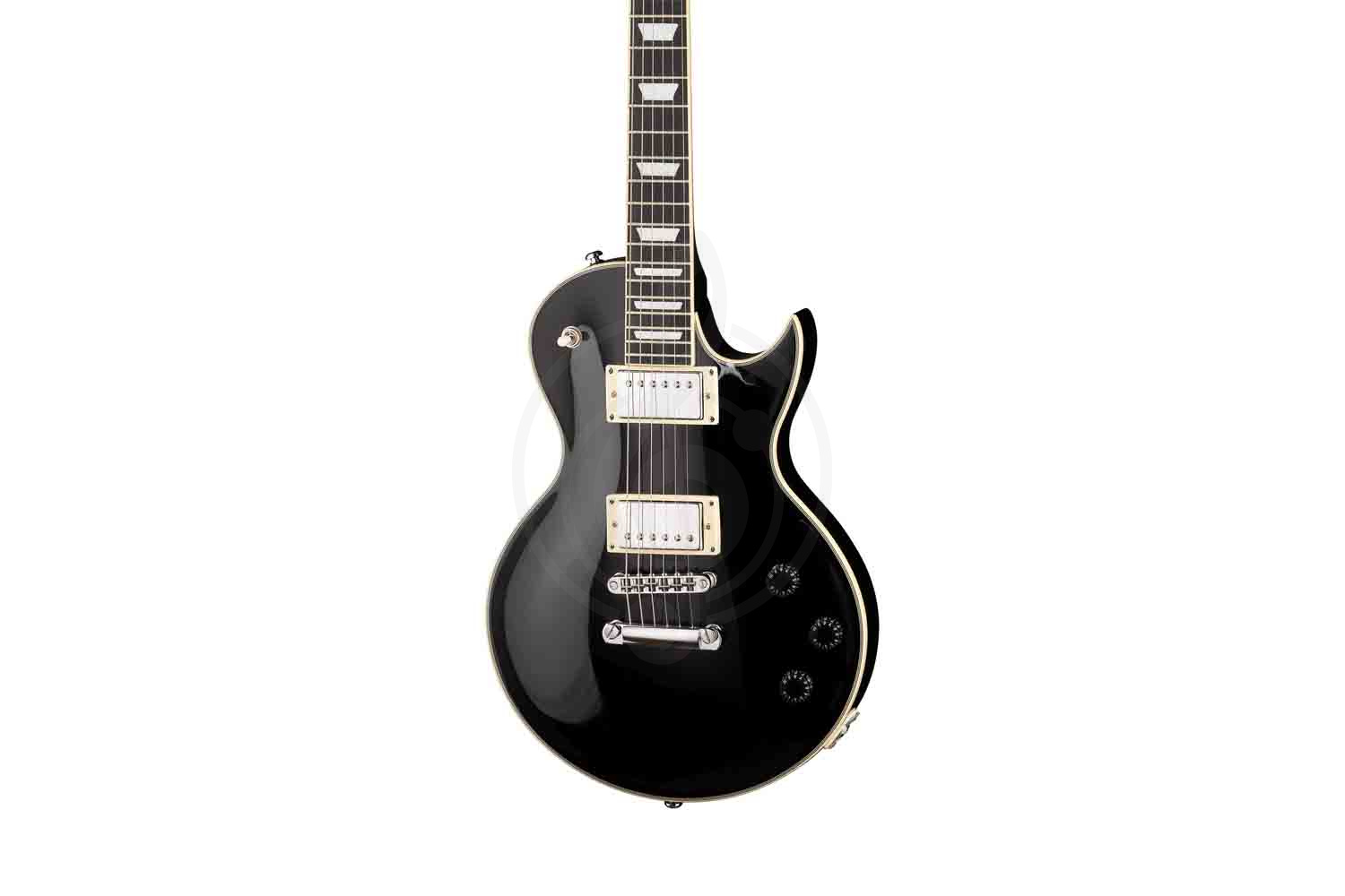Электрогитара Les Paul Clevan CPA-80-BK - Электрогитара, черная - фото 6