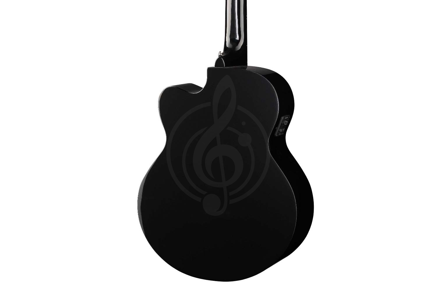 Акустическая бас-гитара Cort AB850F-BK-BAG Acoustic Bass Series - Электроакустическая бас-гитара - фото 6