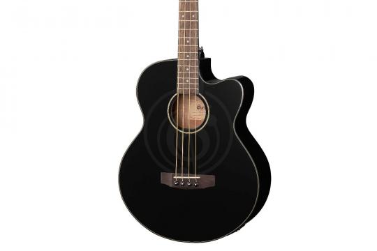 Акустическая бас-гитара Cort AB850F-BK-BAG Acoustic Bass Series - Электроакустическая бас-гитара - фото 7