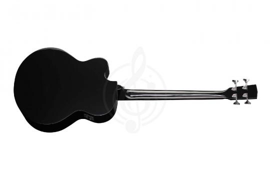 Акустическая бас-гитара Cort AB850F-BK-BAG Acoustic Bass Series - Электроакустическая бас-гитара - фото 8