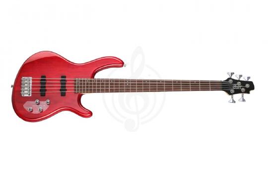 Бас-гитара Cort Action-Bass-V-Plus-TR Action Series - Бас-гитара 5-струнная, красная - фото 2