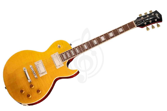 Электрогитара Les Paul Cort CR250-ATA Classic Rock - Электрогитара, цвет янтарь - фото 1