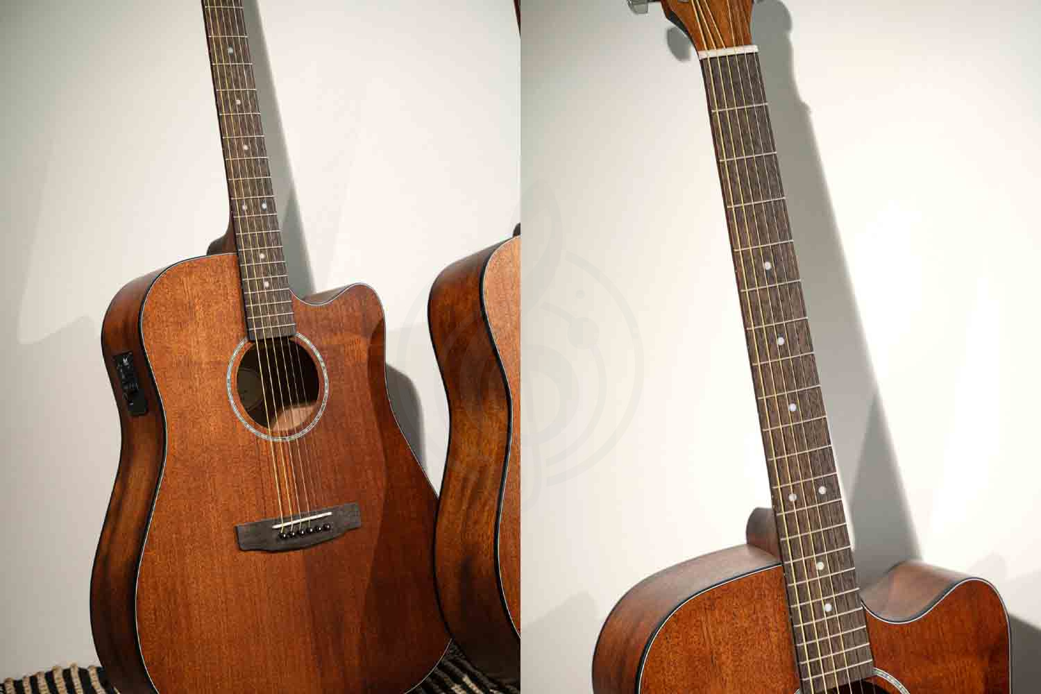 Электроакустическая гитара Cort Earth60MCE-OP Earth Series - Электро-акустическая гитара - фото 8