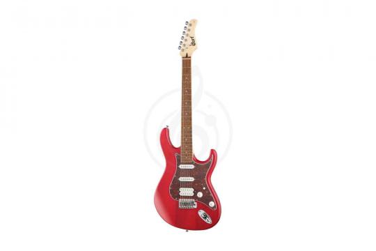 Электрогитара Stratocaster Cort G110-WBAG-OPBC G Series - Электрогитара, красная, с чехлом - фото 8