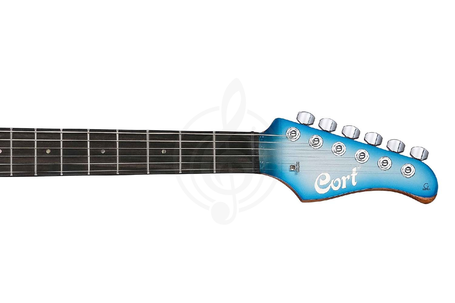 Электрогитара Superstrat Cort G300-GLAM-PIMB G Series - Электрогитара, голубая - фото 11