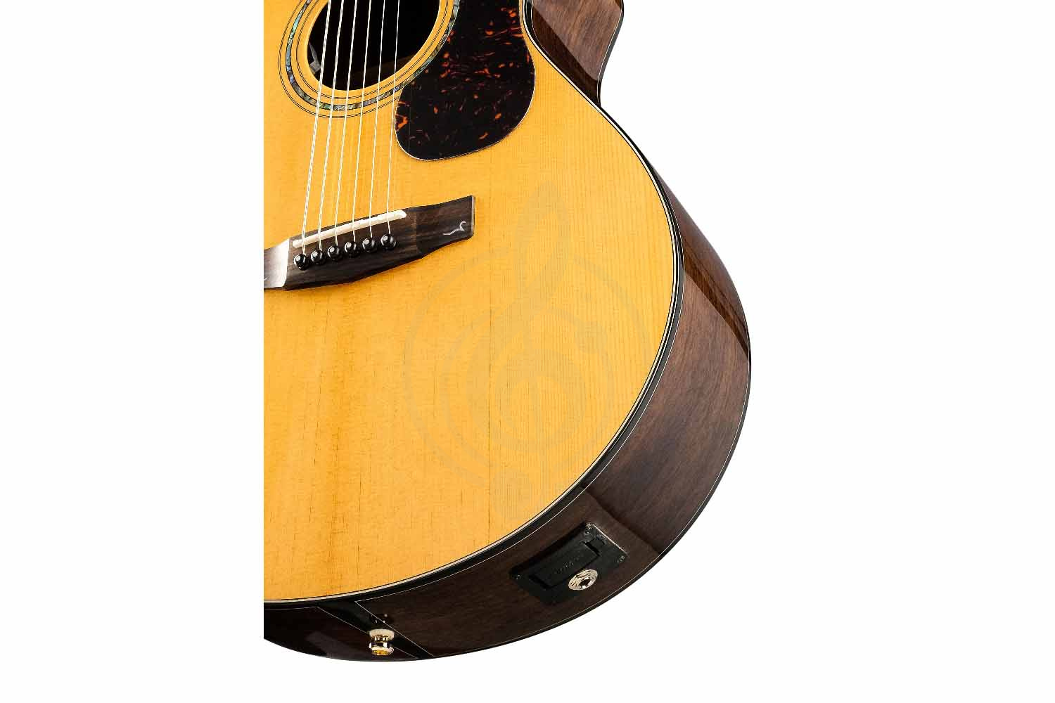 Электроакустическая гитара Cort Gold-MC6-Ovangkol-WCASE-NAT Gold Series - Электроакустическая гитара - фото 9