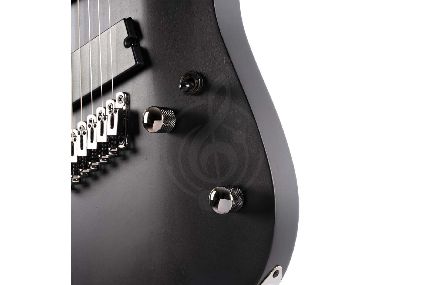 Электрогитара Superstrat Cort KX307MS-OPBK KX Series - Электрогитара 7-струнная, мультимензурная, черная - фото 2