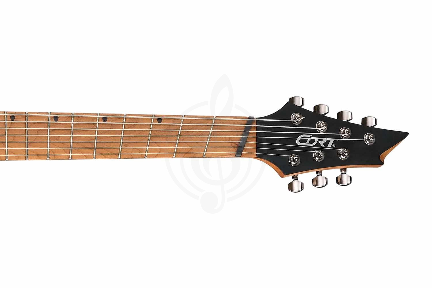 Электрогитара Superstrat Cort KX307MS-OPBK KX Series - Электрогитара 7-струнная, мультимензурная, черная - фото 3