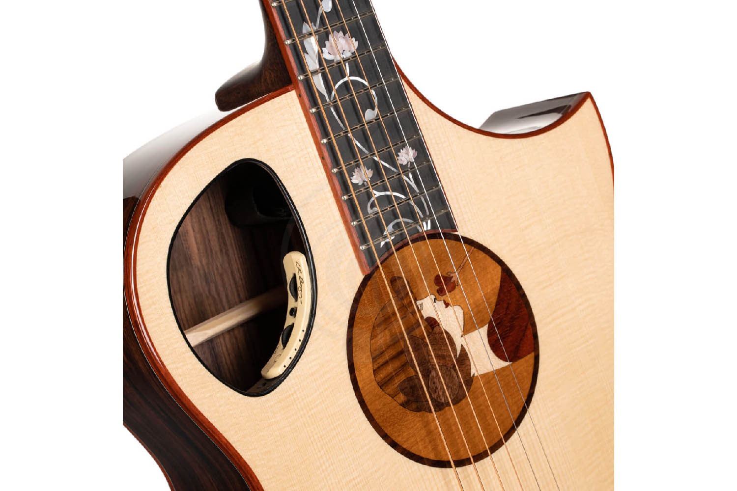 Электроакустическая гитара Cort Roselyn-Redux-WCASE-NAT Masterpiece Series - Электроакустическая гитара - фото 5