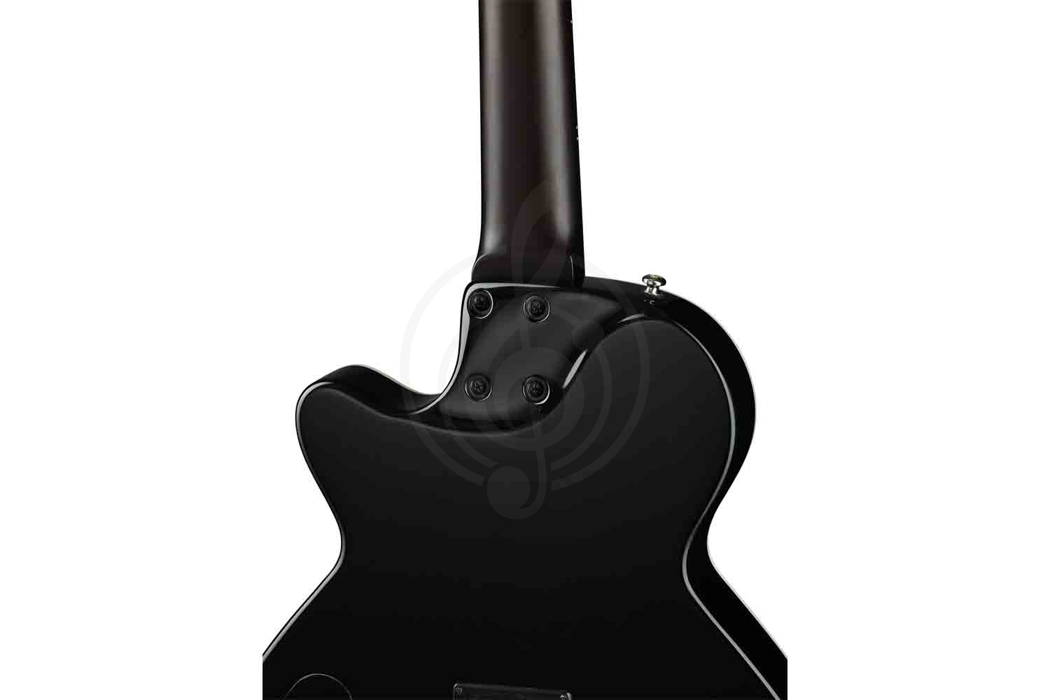 Классическая гитара 4/4 Cort Sunset-Nylectric-BK-WBAG Sunset Series - Электрогитара, нейлоновые струны, черная, с чехлом - фото 4