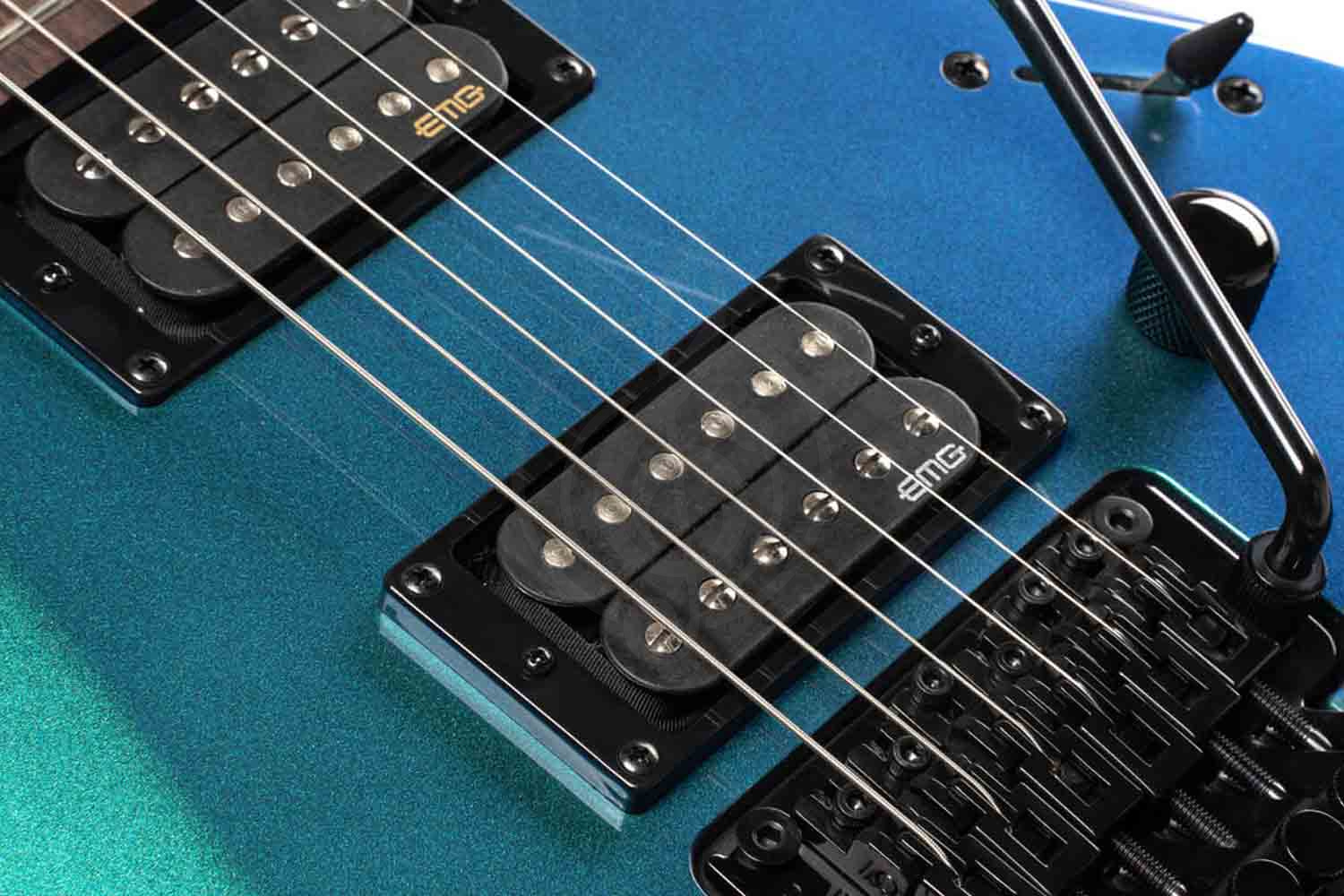 Электрогитара Superstrat Cort X300-FBL X Series - Электрогитара, синяя - фото 5