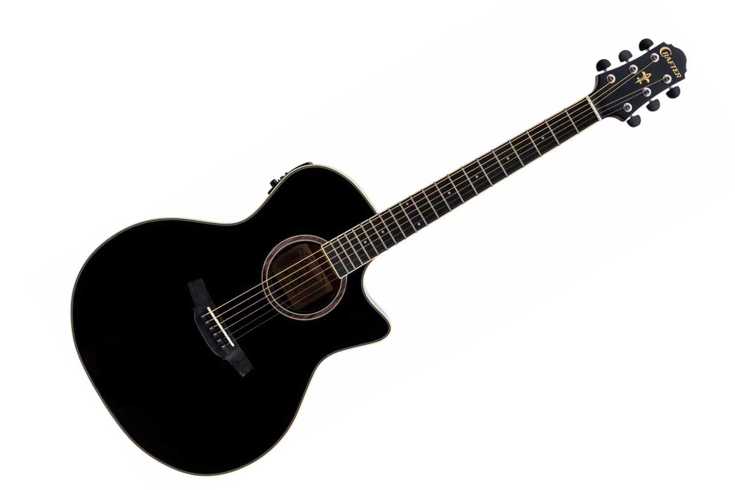 Электроакустическая гитара CRAFTER HG-250 CE/BK - Гитара электроакустическая - фото 1
