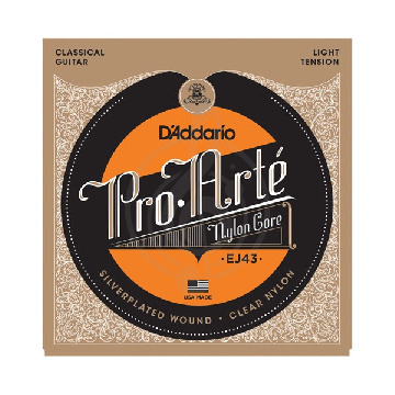 Струны для классической гитары D'Addario EJ43 PRO ARTE - струны для классической гитары, слабое натяжение, 27-42 - фото 1