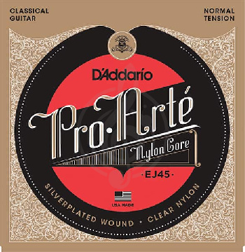 D'Addario EJ45 PRO ARTE - Струны для классической гитары, среднего натяжения - фото 1 Струны для классической гитары D'Addario EJ45 PRO ARTE - Струны для классической гитары, среднего натяжения - фото 1