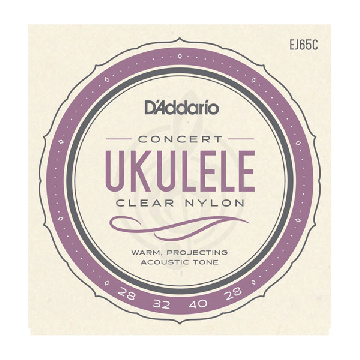 D'ADDARIO EJ65C струны для концертного укулеле, прозрачные - фото 1 Струны для укулеле концерт D'ADDARIO EJ65C струны для концертного укулеле, прозрачные - фото 1