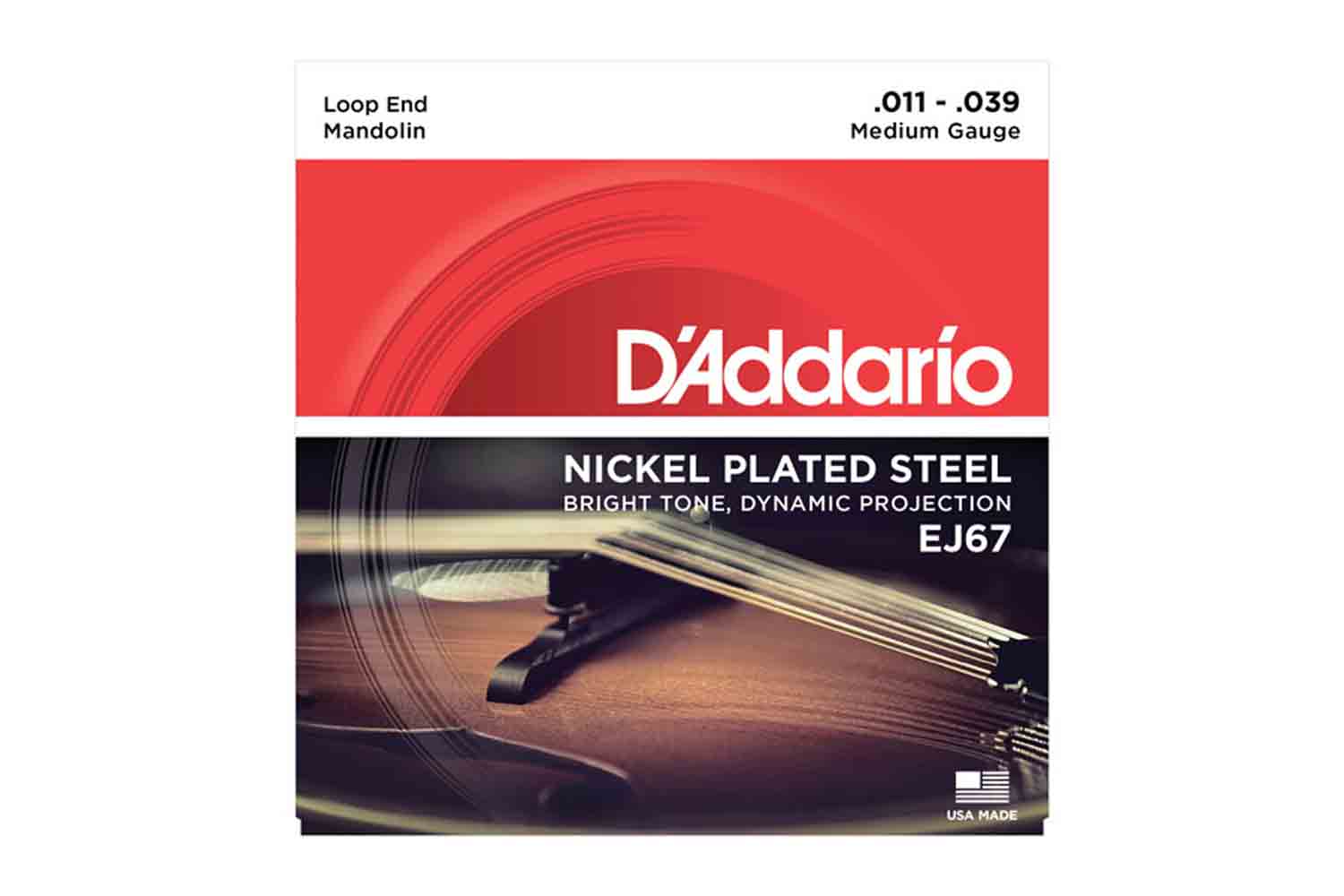 Струны для мандолины D'Addario EJ67 - Струн для мандолины - фото 1