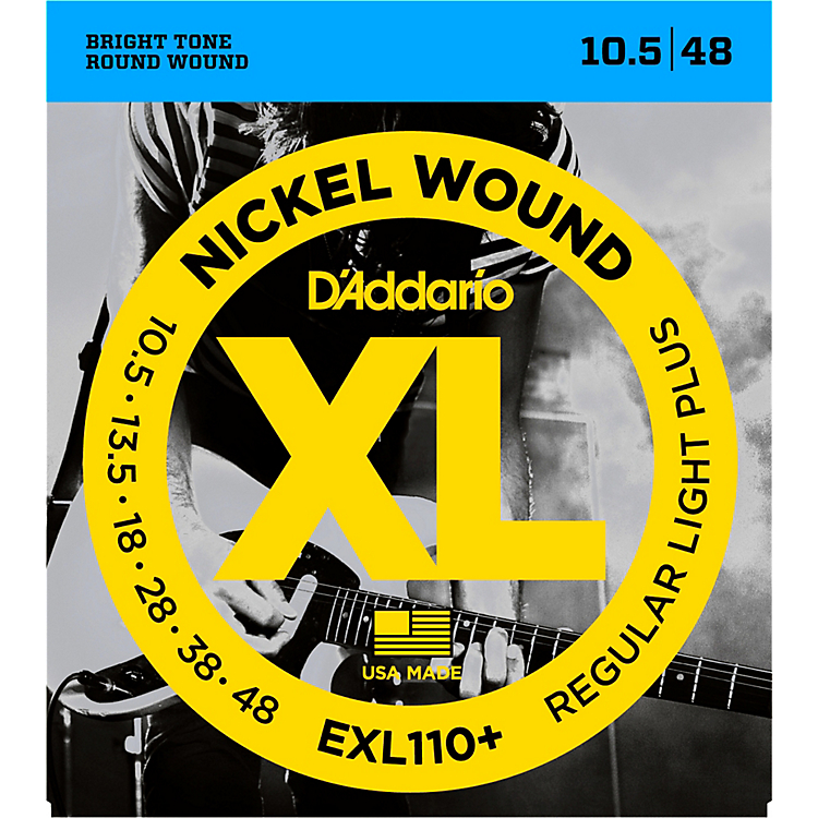 Струны для электрогитары D'Addario EXL110+ Струны для электрогитары 10,5-48 - фото 1