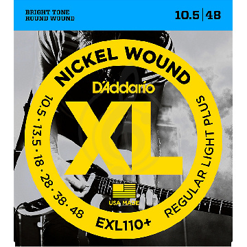 Струны для электрогитары D'Addario EXL110+ Струны для электрогитары 10,5-48 - фото