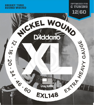 D'Addario EXL148 - Струны для электрогитары 12-60 - фото 1 Струны для электрогитары D'Addario EXL148 - Струны для электрогитары 12-60 - фото 1