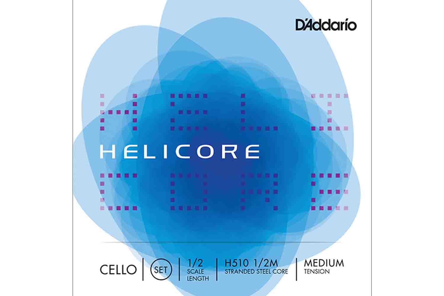  D'Addario H510-1/2M Helicore - Комплект струн для виолончели 1/2, среднее натяжение - фото 1