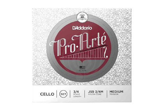 D'ADDARIO J59 3/4M Pro-Arte - Струны для виолончели - фото 1 D'ADDARIO J59 3/4M Pro-Arte - Струны для виолончели - фото 1
