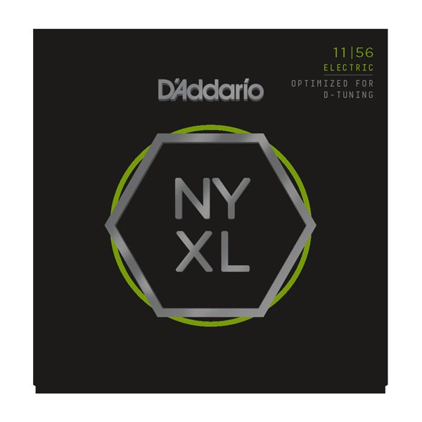 Струны для электрогитары D'Addario NYXL1156 - струны для электрогитары, никель, 11-56 - фото 1
