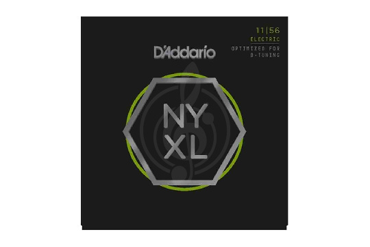 Струны для электрогитары D'Addario NYXL1156 - струны для электрогитары, никель, 11-56 - фото 1