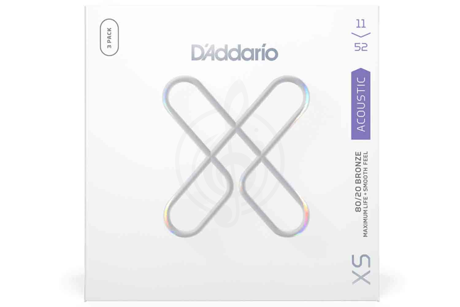 Струны для акустической гитары D'Addario XSABR1152-3P XS - Струны для акустической гитары - фото 3