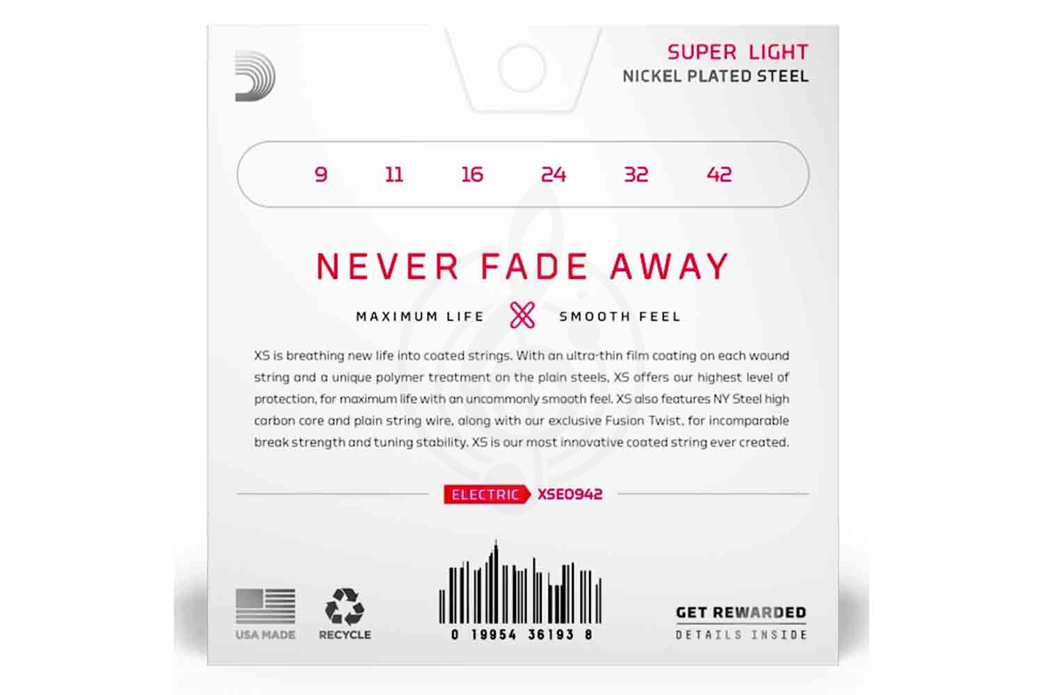 Струны для электрогитары D'ADDARIO XSE0942 - Струны для электрогитары - фото 4