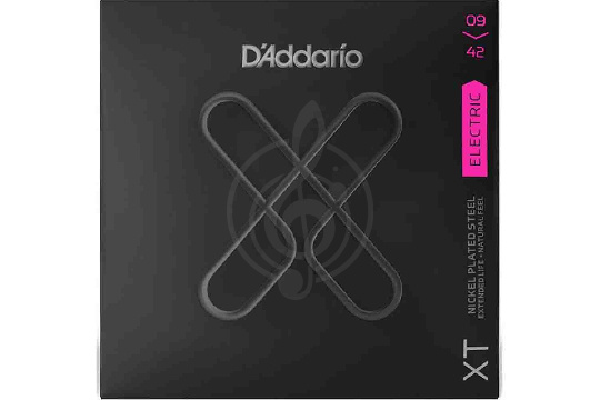 D`Addario XTE0942 XT Комплект струн для электрогитары, никелированные, 9-42, с покрытием - фото 1 Струны для электрогитары D`Addario XTE0942 XT Комплект струн для электрогитары, никелированные, 9-42, с покрытием - фото 1