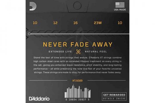 Струны для банджо D'Addario XTJ1023 XT - Струны для 5-струнного банджо - фото 2