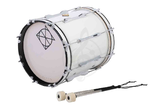 Маршевый барабан Dixon PMZCL4141-WT - Маршевый бас-барабан, 14" х 14" - фото 1