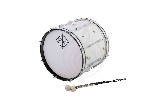 Маршевый барабан Dixon PMZCL4181-WT - Маршевый бас-барабан, 18" х 14" - фото 1