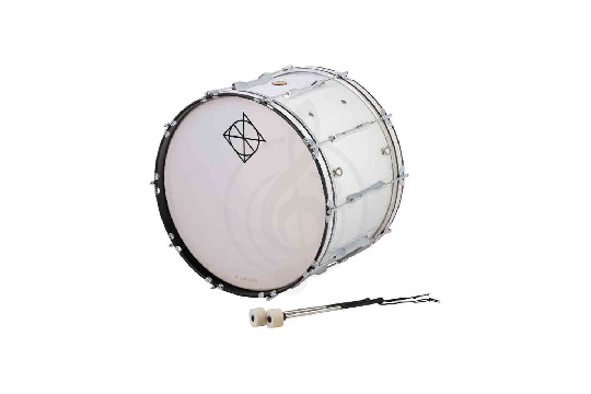 Маршевый барабан Dixon PMZCL4221-WT - Маршевый бас-барабан, 22" х 14" - фото 1