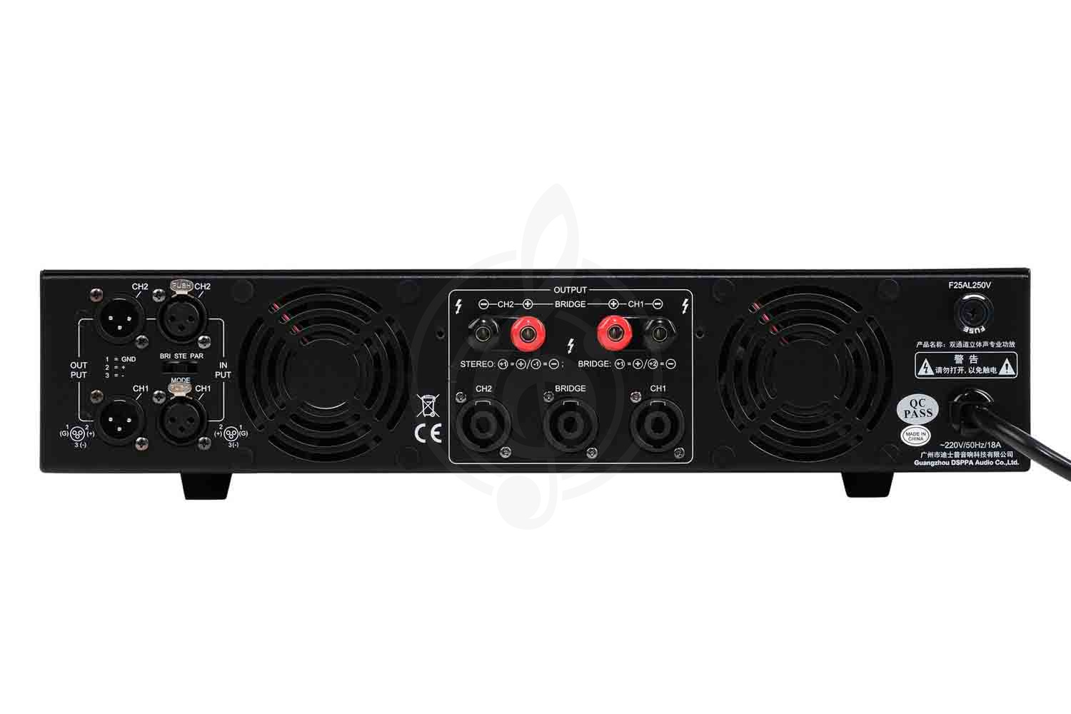 Аналоговый усилитель мощности DSPPA DX4000 - Усилитель мощности, 2х1500 Вт 4 Om - фото 5