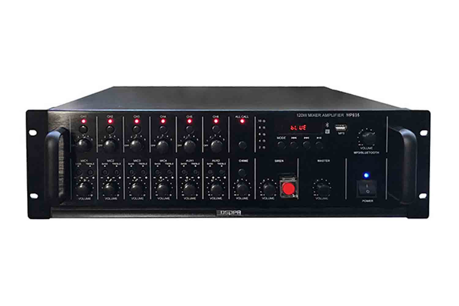 Радиоузел DSPPA MP835 - Микшер-усилитель трансляционный - фото 1