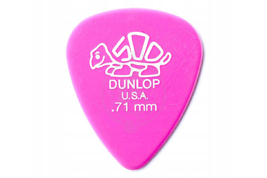 Dunlop Delrin 500 Медиаторы, толщина 0,71мм - фото 1 Медиатор Dunlop Delrin 500 Медиаторы, толщина 0,71мм - фото 1