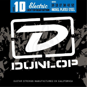 Dunlop DEN1052 - струны для электрогитары 10-52 - фото 1 Струны для электрогитары Dunlop DEN1052 - струны для электрогитары 10-52 - фото 1