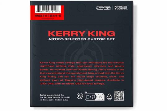 Струны для электрогитары DUNLOP KERRY KING ARTIST-SELECTED GUITAR STRINGS 10-52 KKN1052 - Струны - фото 2