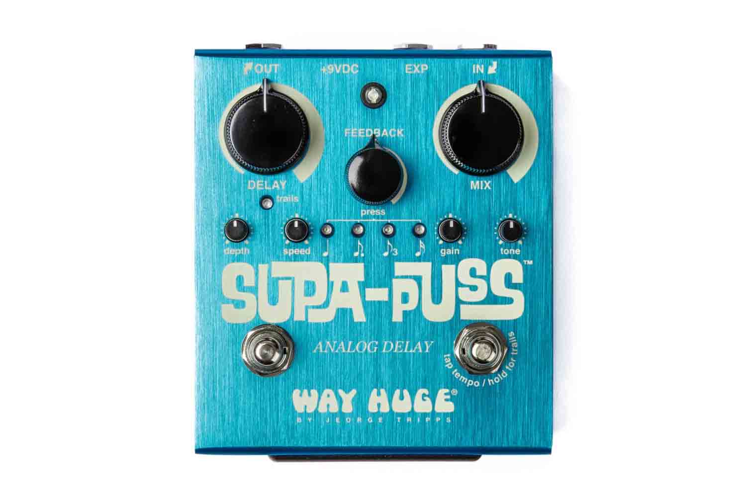 Педаль эффектов для электрогитары Dunlop WHE707 Way Huge Supa-Puss Analog Delay - Педаль эффектов - фото 1