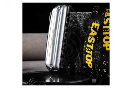 Диатоническая губная гармошка EASTTOP LUCKY 10 C BLACK COMB - Диатоническая губная гармошка - фото 4