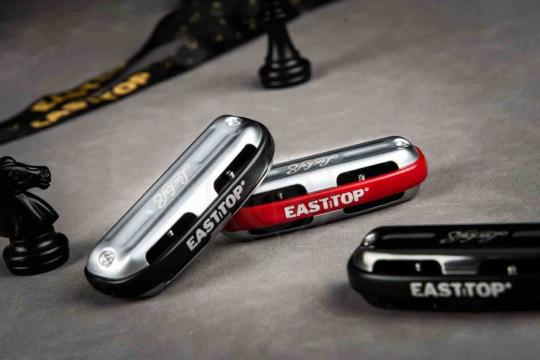 Диатоническая губная гармошка EASTTOP LUCKY 8 C BLACK COMB - Диатоническая губная гармошка - фото 3