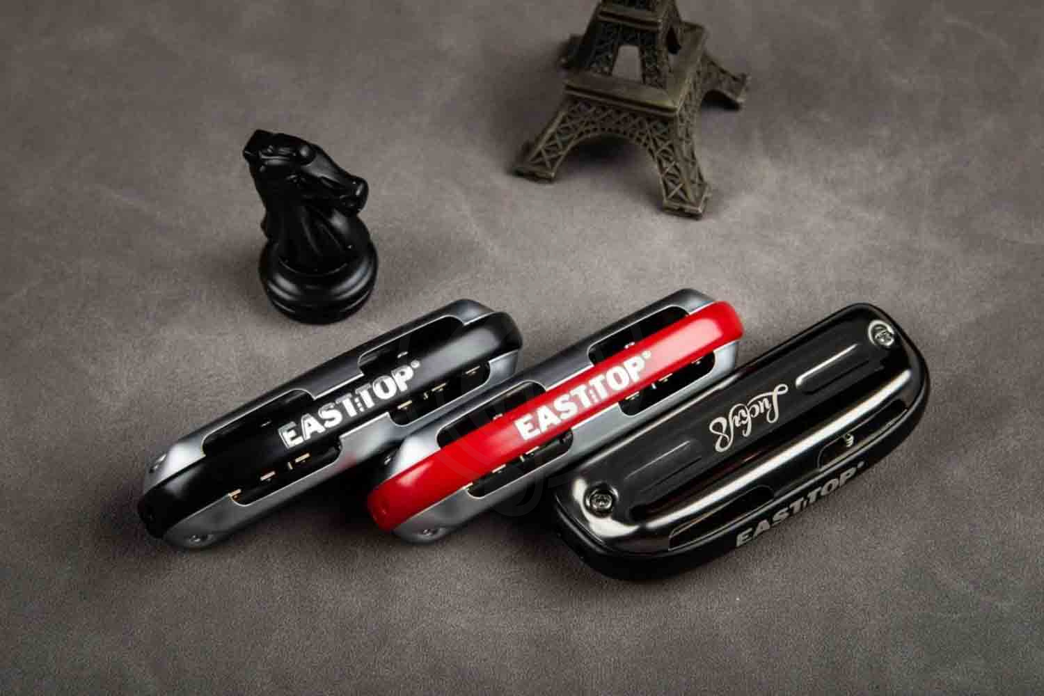 Диатоническая губная гармошка EASTTOP LUCKY 8 C RED COMB - Диатоническая губная гармошка - фото 4